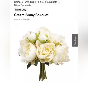 NWOT Set of Bridal Bouquets